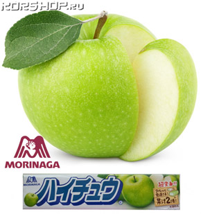 жевательные конфеты из японии со вкусом зеленого яблока Hi Chew Green Apple